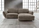 Bild 1 von BETYPE Ecksofa Be Chilled, in 2 Breiten mit stylischer und offener Nahtführung, Grau
