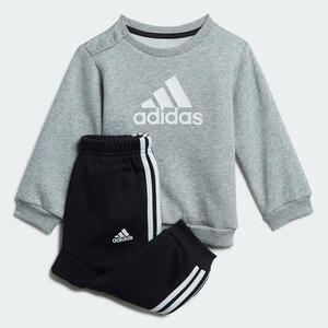 Adidas Trainingsanzug Baby - 3S grau/schwarz