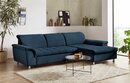 Bild 1 von DOMO collection Ecksofa Franzi, wahlweise mit Kopfteilverstellung (dann Tiefe: 170 cm), Blau