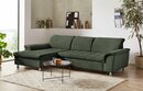 Bild 1 von DOMO collection Ecksofa Franzi, wahlweise mit Kopfteilverstellung (dann Tiefe: 170 cm), Grün