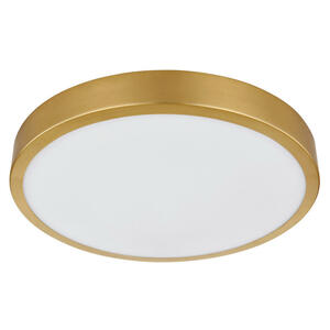 Globo Led-Deckenleuchte, Opal, Messing, Metall, Kunststoff, 175 mm, rund,rund, F, 3 cm, Lampen & Leuchten, Led Beleuchtung, Led-deckenleuchten