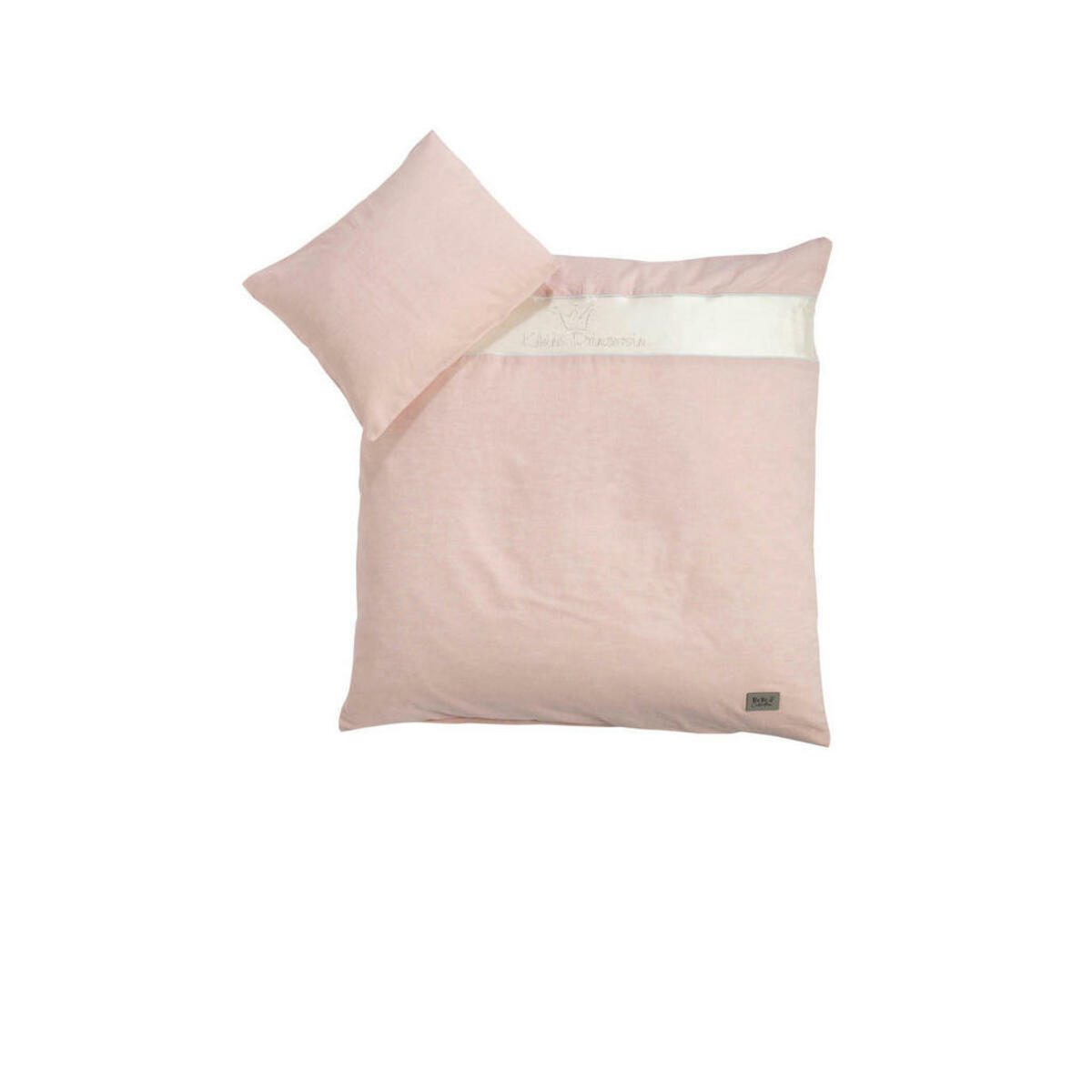 Bild 1 von Bebe's Collection Babybettwäsche Prinz & Prinzessin 2023, Rosa, Textil, 80 cm, Oeko-Tex® Standard 100, edel glänzend, Babyheimtextilien, Babybettausstattung, Babybettwäsche