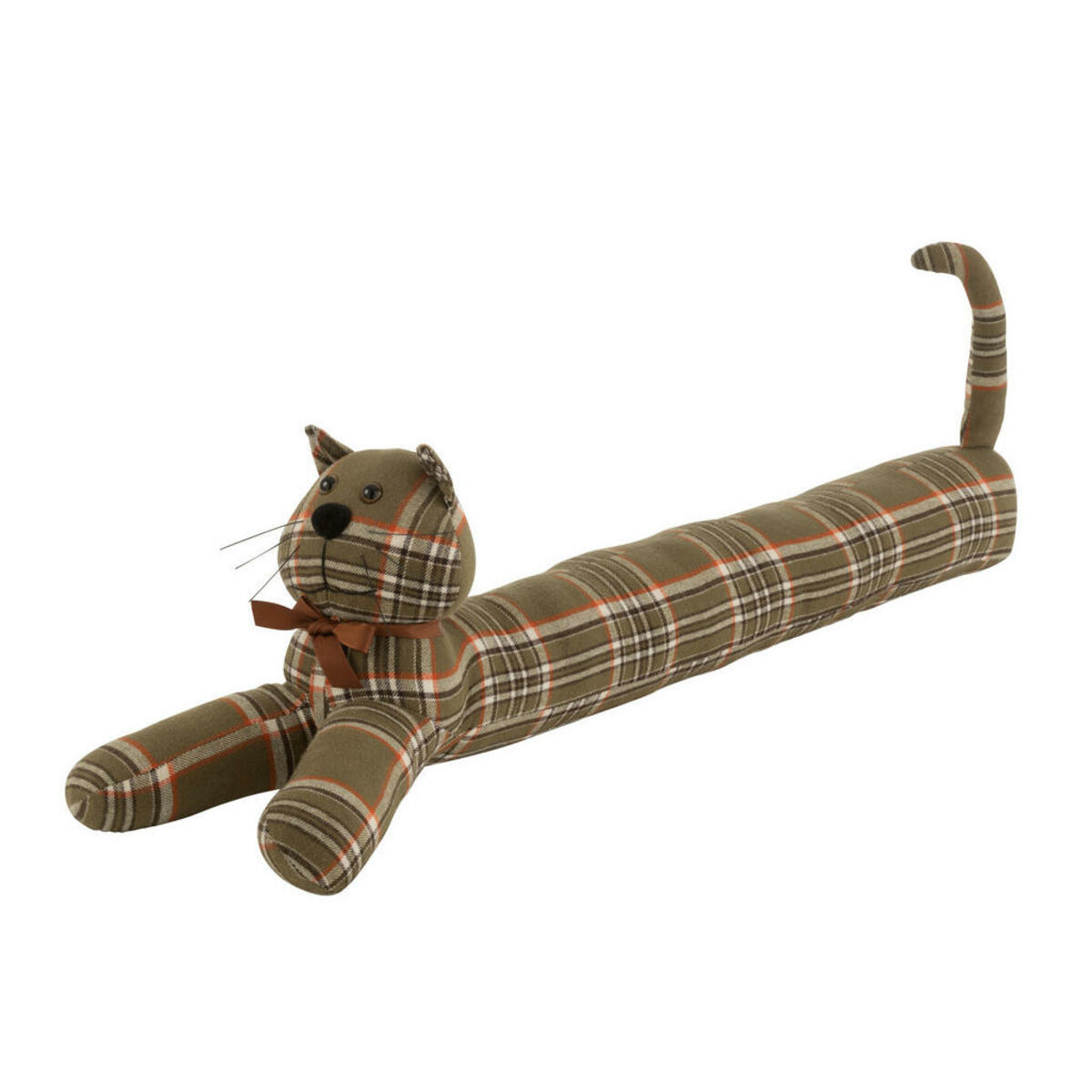 Bild 1 von Türstopper, Braun, Textil, Füllung: Sand, 10x26 cm, Teppiche & Böden, Bodenbeläge, Bodenzubehör, Türstopper