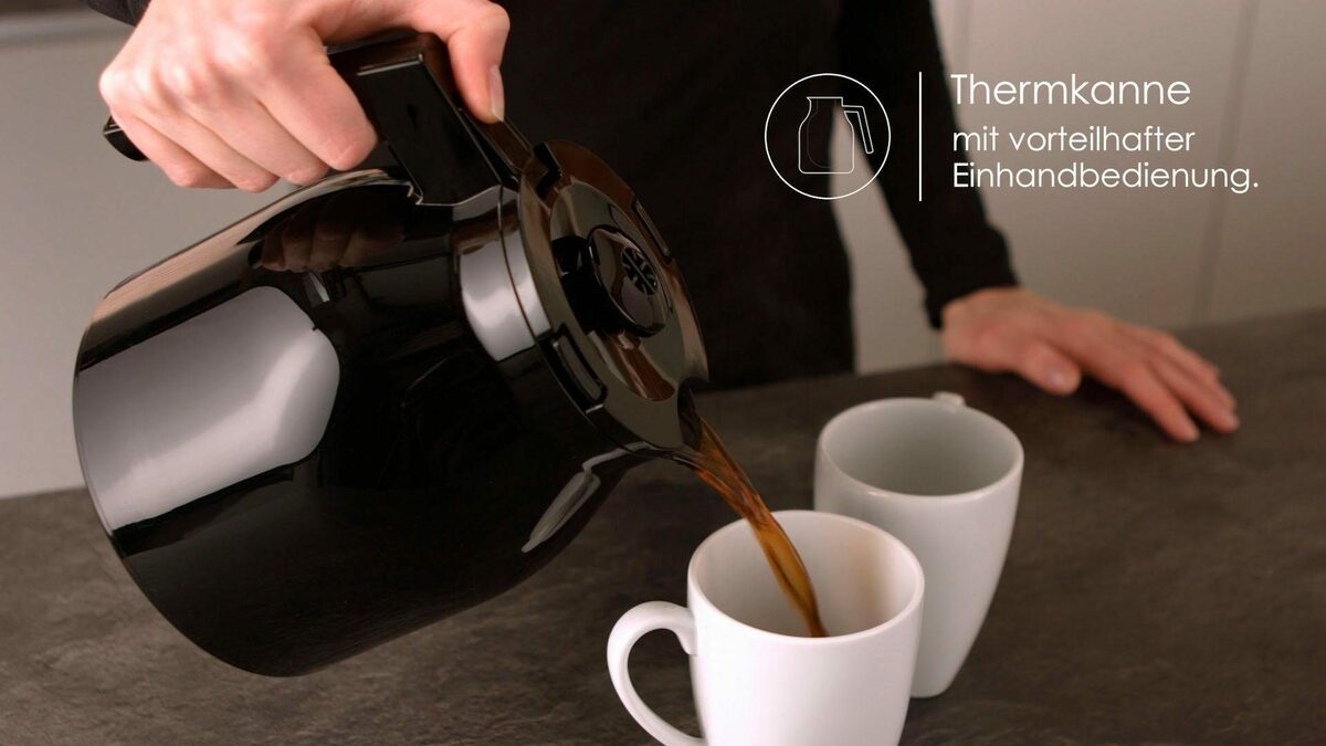 Bild 2 von Melitta Filterkaffeemaschine Enjoy Therm 1017-06 schwarz, 1,1l Kaffeekanne, Papierfilter 1x4