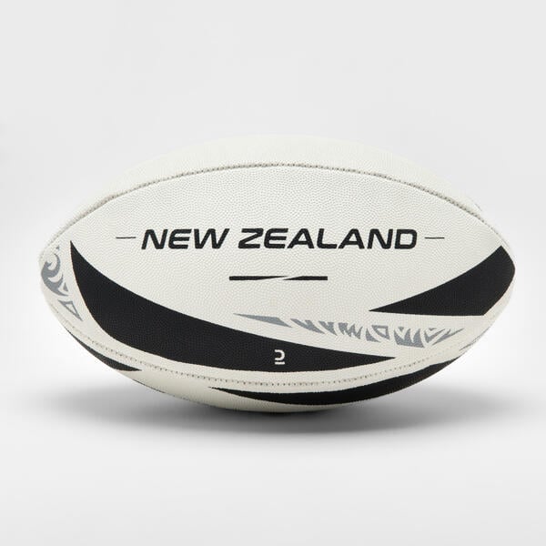 Bild 1 von Rugby Ball Grösse 1 - Neuseeland Grau|schwarz