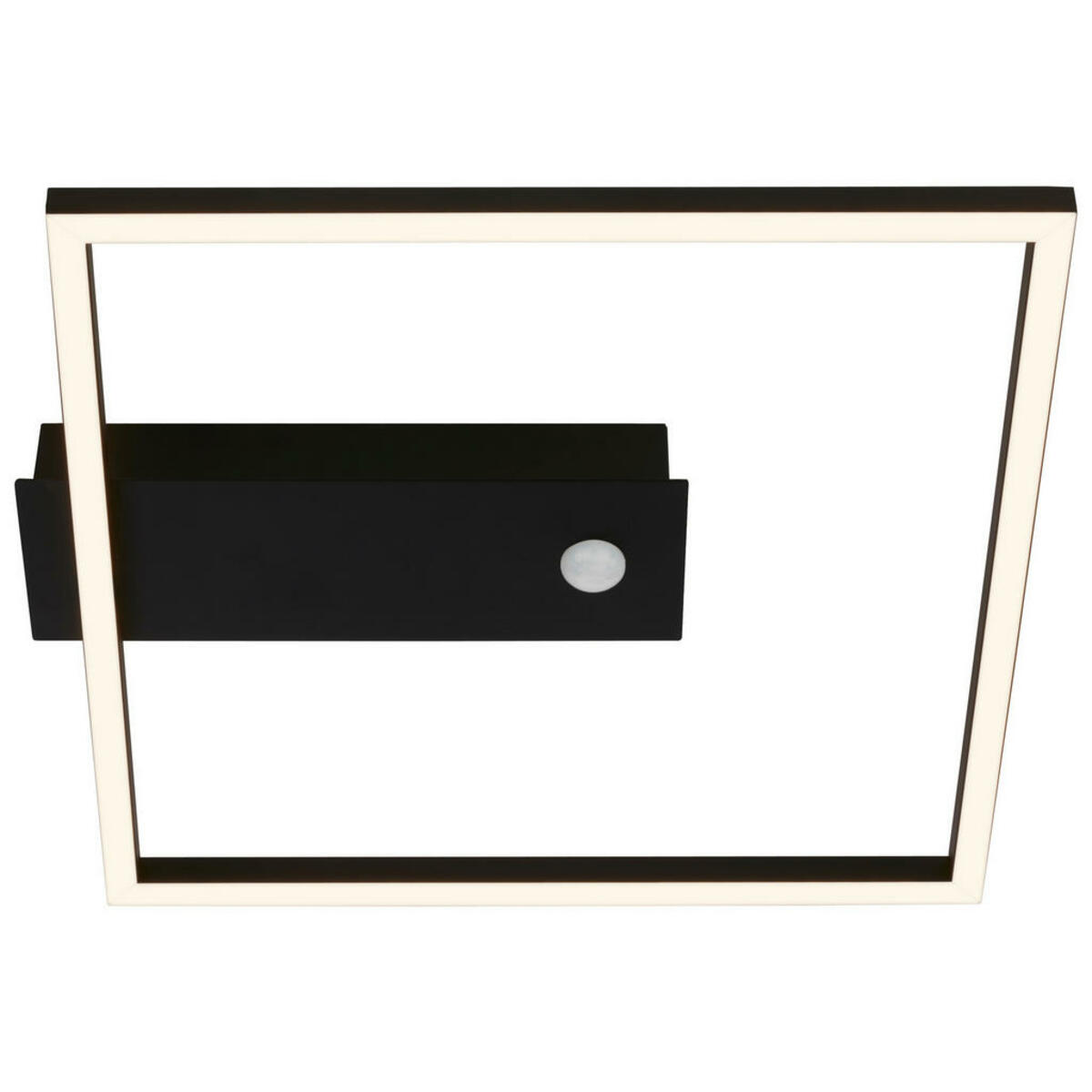 Bild 1 von Briloner Led-Deckenleuchte, Schwarz, Metall, Kunststoff, quadratisch,quadratisch, F, 30x5 cm, Bewegungsmelder, Dämmerungssensor, Lampen & Leuchten, Led Beleuchtung, Led-deckenleuchten