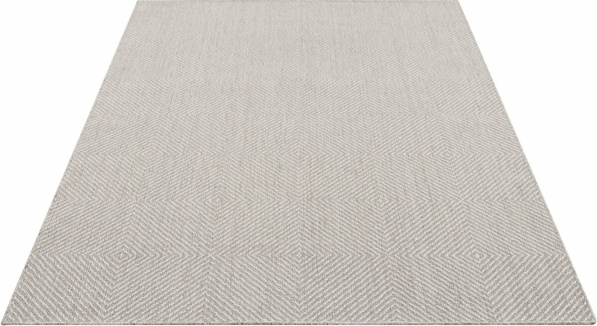 Bild 1 von Teppich Elsa, my home, rechteckig, Höhe: 8 mm, In- und Outdoor geeignet, Sisal-Optik, Wetterfest & UV-beständig, Boho, Grau