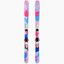 Bild 1 von Ski Damen mit Bindung Piste - Cross 150+ floral Blau|gelb|rosa