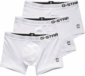 G-Star RAW Boxer Classic trunk 3 pack (Packung, 3-St., 3er-Pack), Weiß