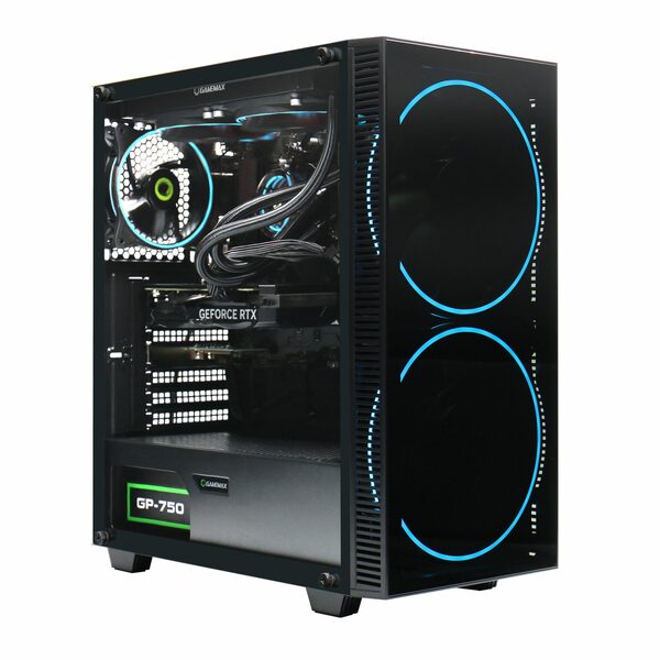 Bild 4 von GAMEMAX Black Hole 7190 Gaming-PC (AMD Ryzen 7 7700X, RTX 4060, 16 GB RAM, 1000 GB SSD, Wasserkühlung, DDR5, PCIe SSD Gen4, Windows 11)