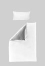 Bild 1 von Wendebettwäsche Modern Uni in Gr. 135x200 oder 155x220 cm, BIERBAUM, Renforcé, 2 teilig, Bettwäsche aus Baumwolle, moderne Bettwäsche mit Wendeoptik, Weiß