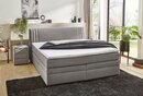 Bild 1 von Jockenhöfer Gruppe Boxspringbett Amira, mit Bettkasten und Topper, Grau
