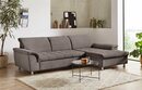 Bild 1 von DOMO collection Ecksofa Franzi, wahlweise mit Kopfteilverstellung (dann Tiefe: 170 cm), Grau