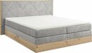 Bild 1 von ED EXCITING DESIGN Boxspringbett Bellevue, inkl. Bettkasten und Topper, Grau