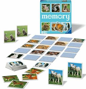 Ravensburger Spiel, Kinderspiel memory® Tierkinder, Made in Europe; FSC® - schützt Wald - weltweit