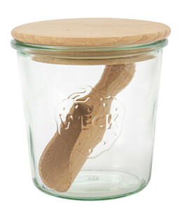 WECK® Sturzglas, inkl. Holzdeckel und Schäufelchen, 500 ml