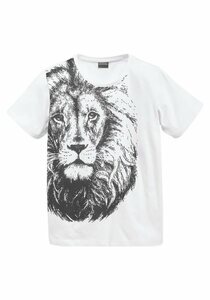 KIDSWORLD T-Shirt LÖWE, Weiß