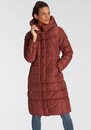 Bild 1 von ONLY Steppmantel ONLTINA PUFFER X LONG COAT OTW mit Kapuze, Rot