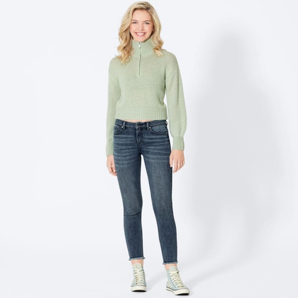 Bild 1 von Damen-Jeans mit offener Saumkante