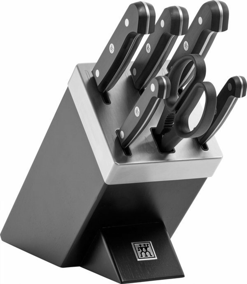 Bild 1 von Zwilling Messerblock Gourmet (7tlg), selbstschärfend, Schwarz