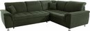 Bild 1 von DOMO collection Ecksofa Franzi, wahlweise mit Kopfteilverstellung (dann Breite: 275 cm), Grün