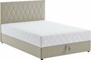 Bild 1 von ATLANTIC home collection Boxbett Benita, mit Taschen-Federkernmatratze und Bettkasten, Beige