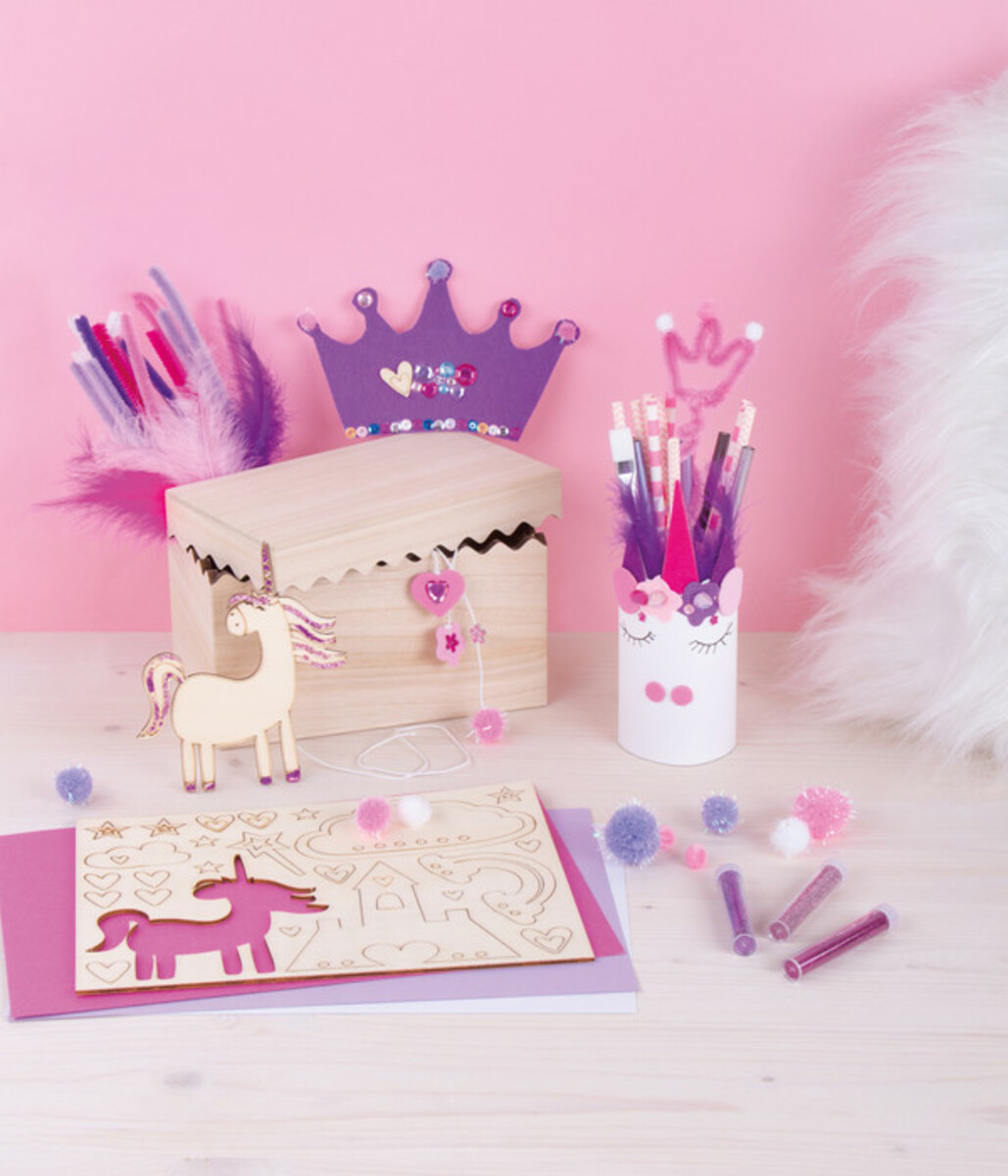 Bild 2 von Rayer Mega-Bastelbox Unicorn, 1000 Teile