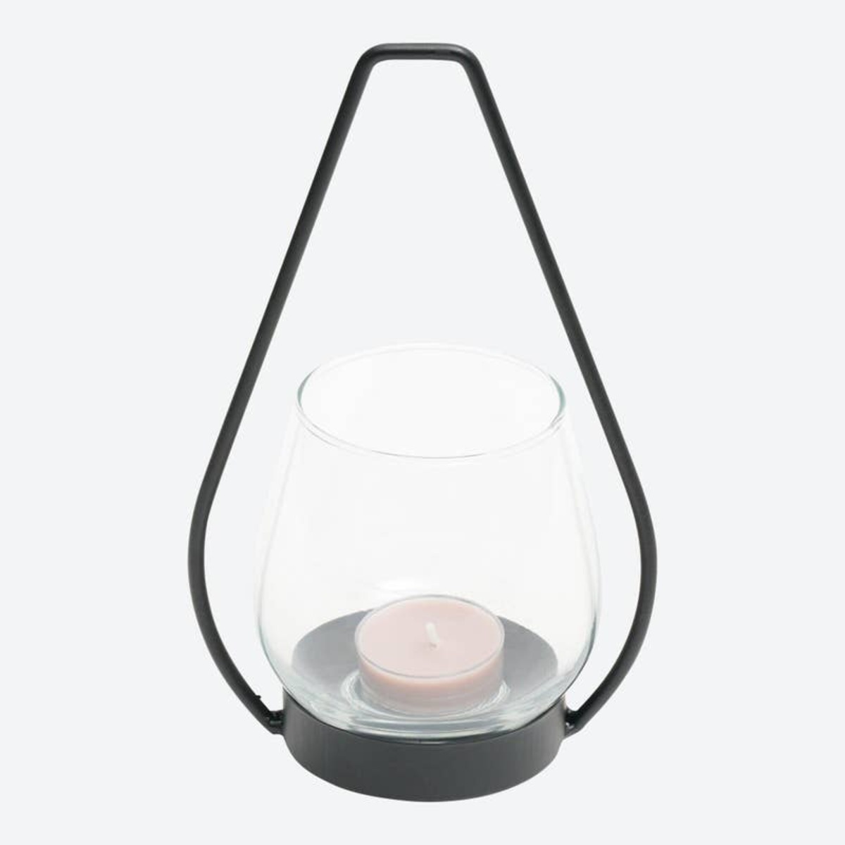 Bild 1 von Teelichthalter mit Metall und Glas, ca. 7x19cm