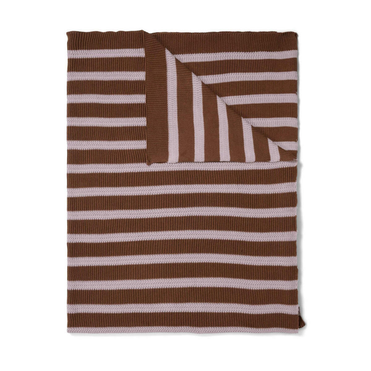 Bild 1 von Marc O'Polo Plaid, Braun, Textil, Streifen, 130 cm, Oeko-Tex® Standard 100, pflegeleicht, Wohntextilien, Decken, Plaids