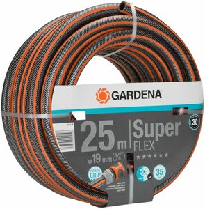 GARDENA Gartenschlauch Premium SuperFLEX, 18113-20, 19 mm (3/4), Orange