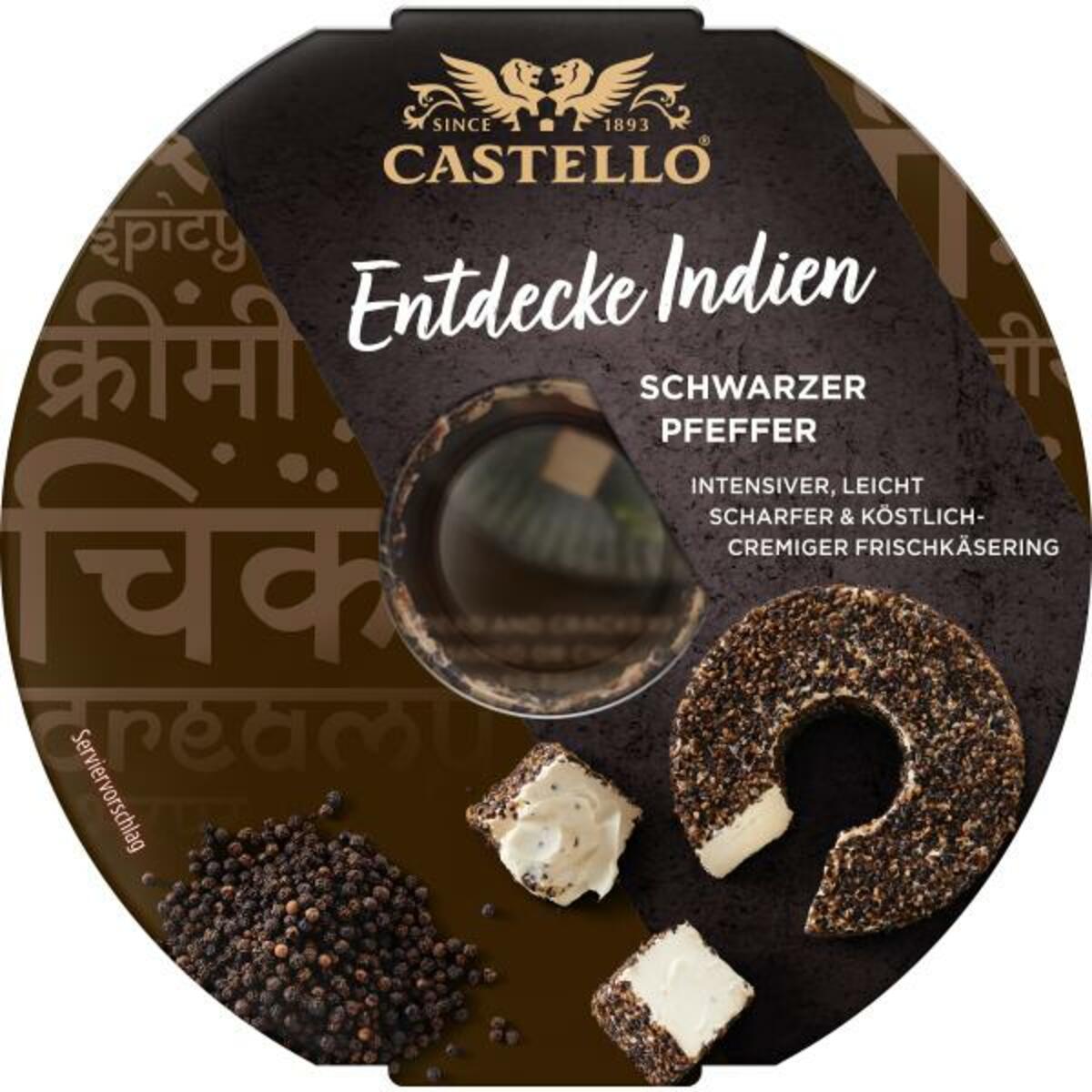 Bild 1 von Castello Schwarzer Pfeffer Frischkäse