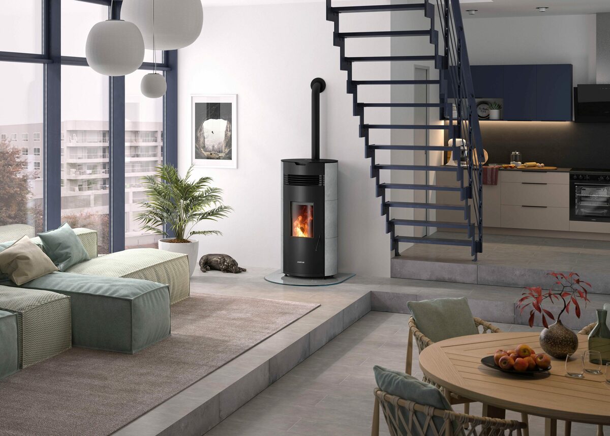 Bild 2 von JUSTUS Pelletofen Norta, 8 kW, Zeitbrand, (1-tlg)