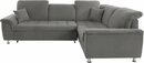 Bild 1 von DOMO collection Ecksofa Franzi, wahlweise mit Kopfteilverstellung (dann Breite: 275 cm), Braun