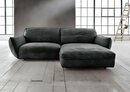 Bild 1 von BETYPE Ecksofa Be Chilled, in 2 Breiten mit stylischer und offener Nahtführung, Schwarz