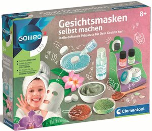 Clementoni® Experimentierkasten Galileo, Gesichtsmasken selbst machen, Made in Europe