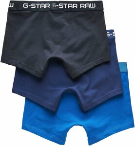 G-Star RAW Boxer Classic trunk clr 3 pack (Packung, 3-St., 3er-Pack), Blau