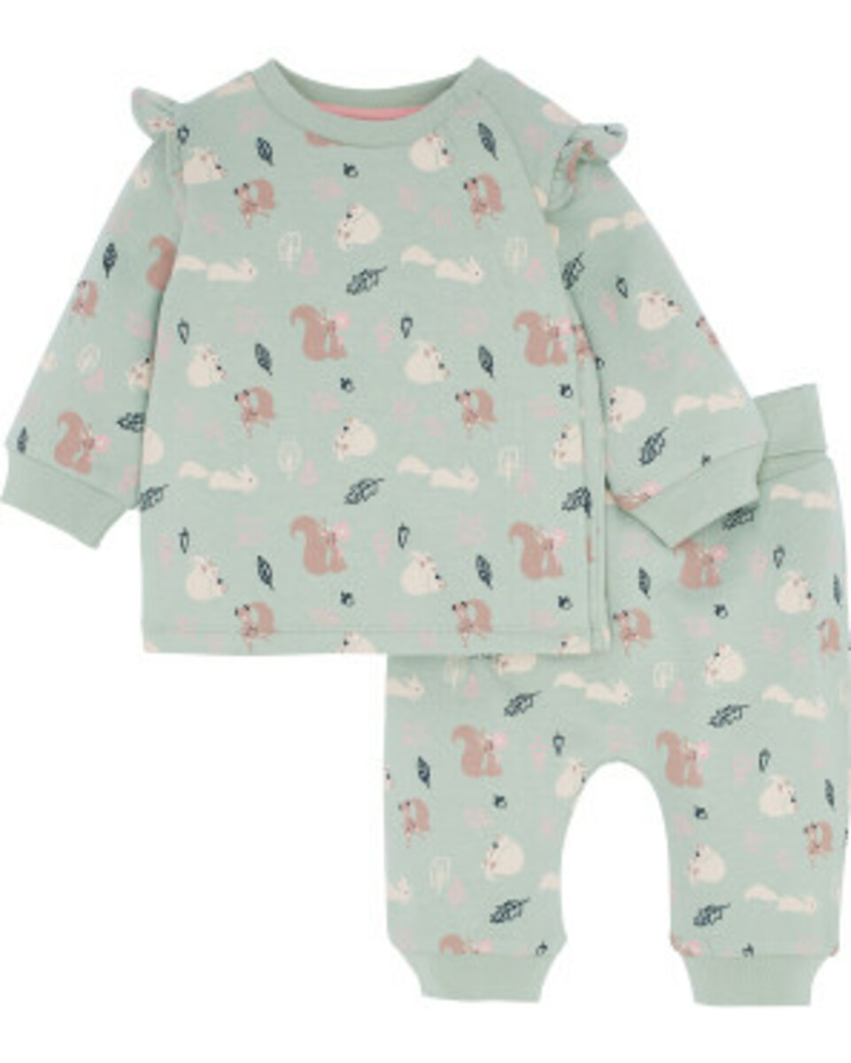 Bild 1 von Newborn Wickelshirt + Jogginghose
       
      Ergee 2-tlg. Set
   
      grün