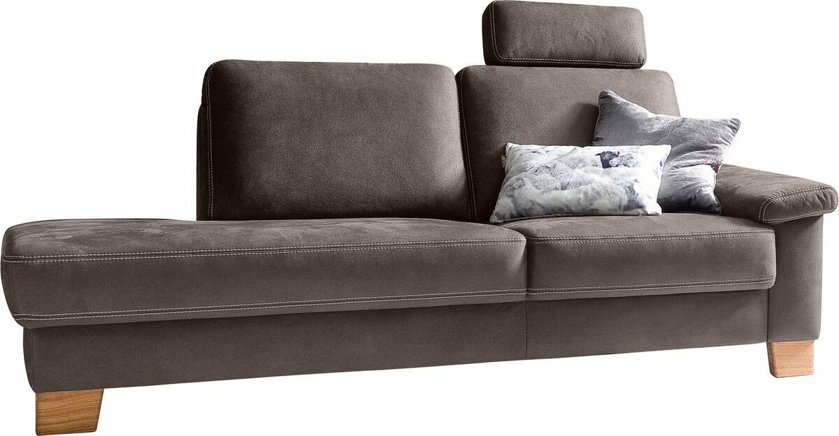 Bild 1 von 3C Carina Recamiere Teramo, incl. Kopfstützen, Federkern-Polsterung, Braun