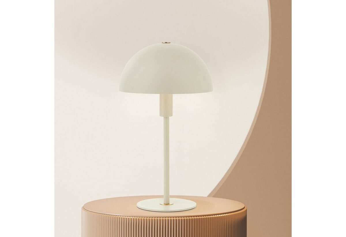 Bild 1 von LeGer Home by Lena Gercke Tischleuchte Linnea, ohne Leuchtmittel, Pilzleuchte, Tischlampe Höhe 35,5 cm, Grau