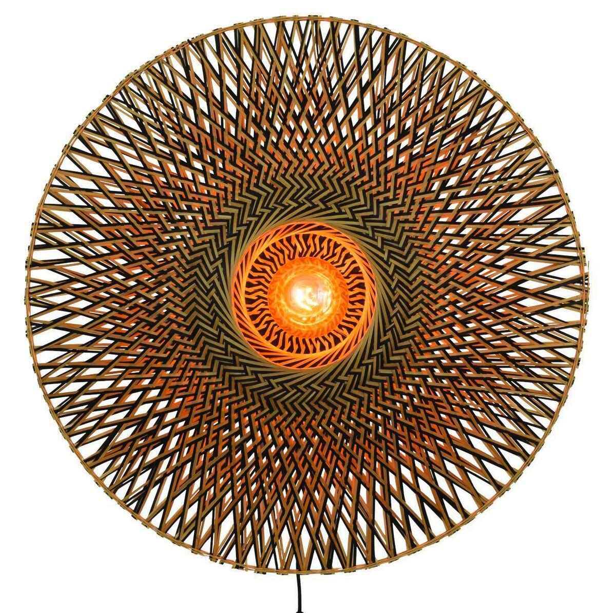 Bild 1 von Wandleuchte Bali in Schwarz/Braun max. 40 Watt Wandlampe, Schwarz, Hellbraun