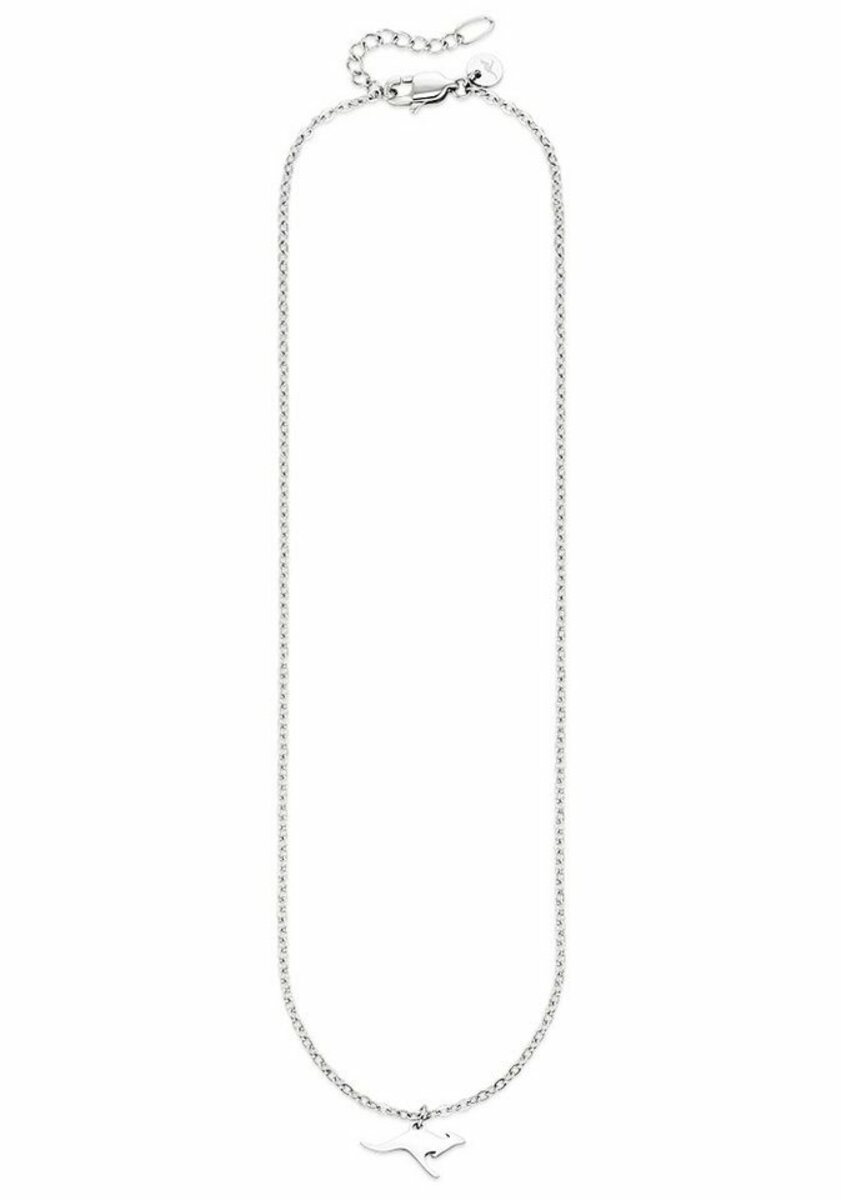 Bild 1 von KangaROOS Kette mit Anhänger Schmuck Geschenk, Halskette Ankerkette Känguru Anlass Geburstag, Perfekt zu Kleid, Shirt, Jeans, Sneaker! BLACK FRIDAY, Silberfarben
