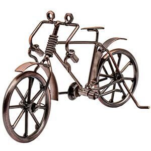 JJQHYC Fahrrad Figuren Deko Fahrrad Modell Metallfahrrad Ret