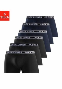 Jack & Jones Boxer (Packung, 6-St) Großpackung, Schwarz