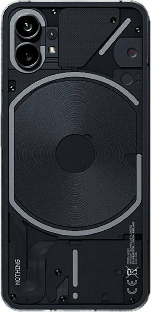 Bild 1 von NOTHING Phone (1) Smartphone (16,64 cm/6,5 Zoll, 256 GB Speicherplatz, 50 MP Kamera), Schwarz