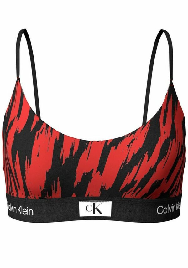 Bild 1 von Calvin Klein Underwear Bralette-BH UNLINED BRALETTE (FF) mit Logo-Unterbrustband, Schwarz