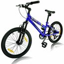 Bild 1 von Vankel Kinderfahrrad 20 Zoll Kinderfahrrad Mountainbike Jungen Mädchen, Weihnachtsgeschenk, 6 Gang, Kettenschaltung, 20 Zoll - 6-9 Jahre mit Hochwertige Scheibenbremsen