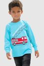 Bild 1 von KIDSWORLD Langarmshirt HIER KOMMT RETTUNG, Feuerwehr, Blau