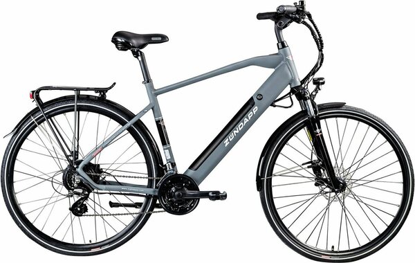 Bild 1 von Zündapp E-Bike Z810, 24 Gang Shimano Altus RD-M310 Schaltwerk, Kettenschaltung, Heckmotor, 417,6 Wh Akku, Grau