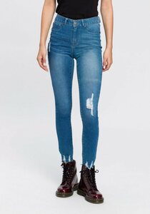 Arizona Skinny-fit-Jeans Ultra-Stretch High Waist, Blau