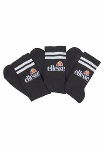 Ellesse Sportsocken Pullo 3Pk Socks (Set), Schwarz
